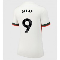 Stroje piłkarskie Chelsea Liam Delap #9 Koszulka Wyjazdowej dla damskie 2025-26 Krótki Rękaw